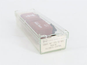 N Scale BLW Kadee Special Run BLW-42 IC Illinois Central 40' Box Car #22095