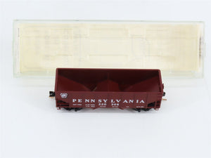 N Scale BLW/Kadee Special Run BLW-52 PRR Pennsylvania 2-Bay Open Hopper #220309