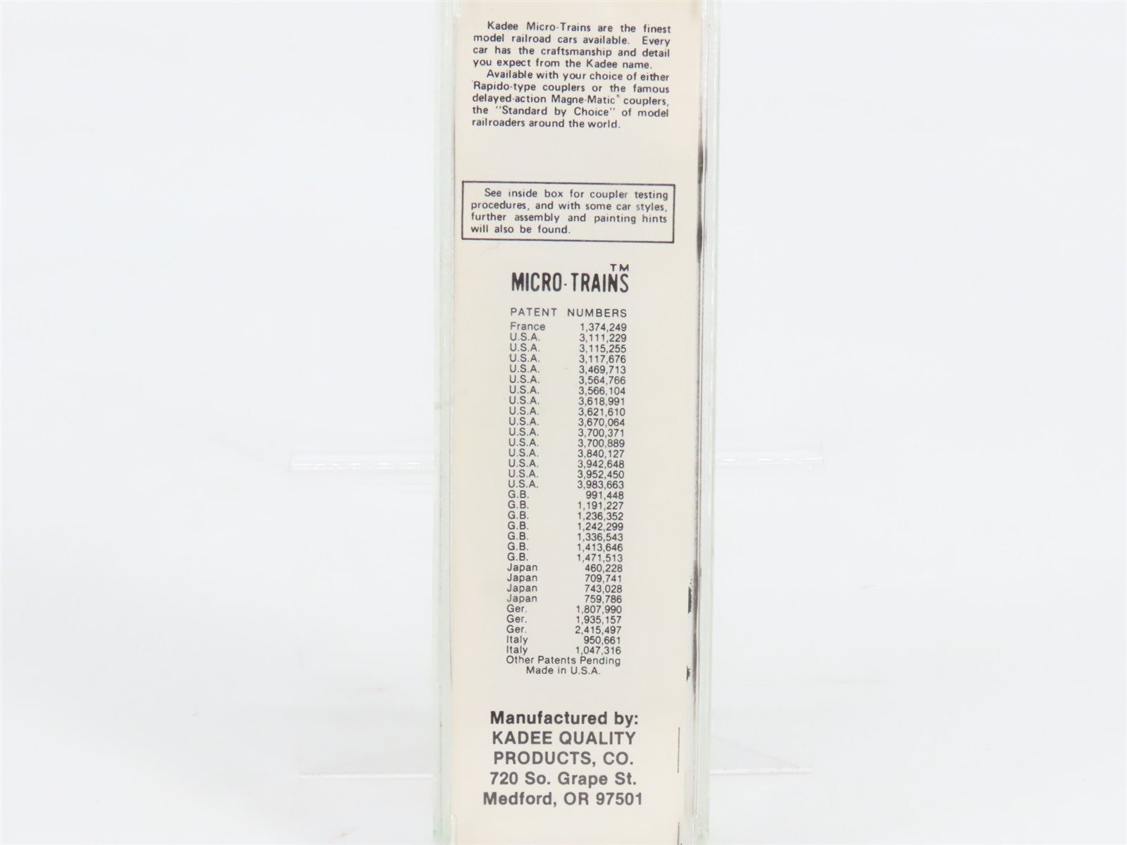 N Scale Micro-Trains UP Union Pacific 40' Box Car 124249 RTR