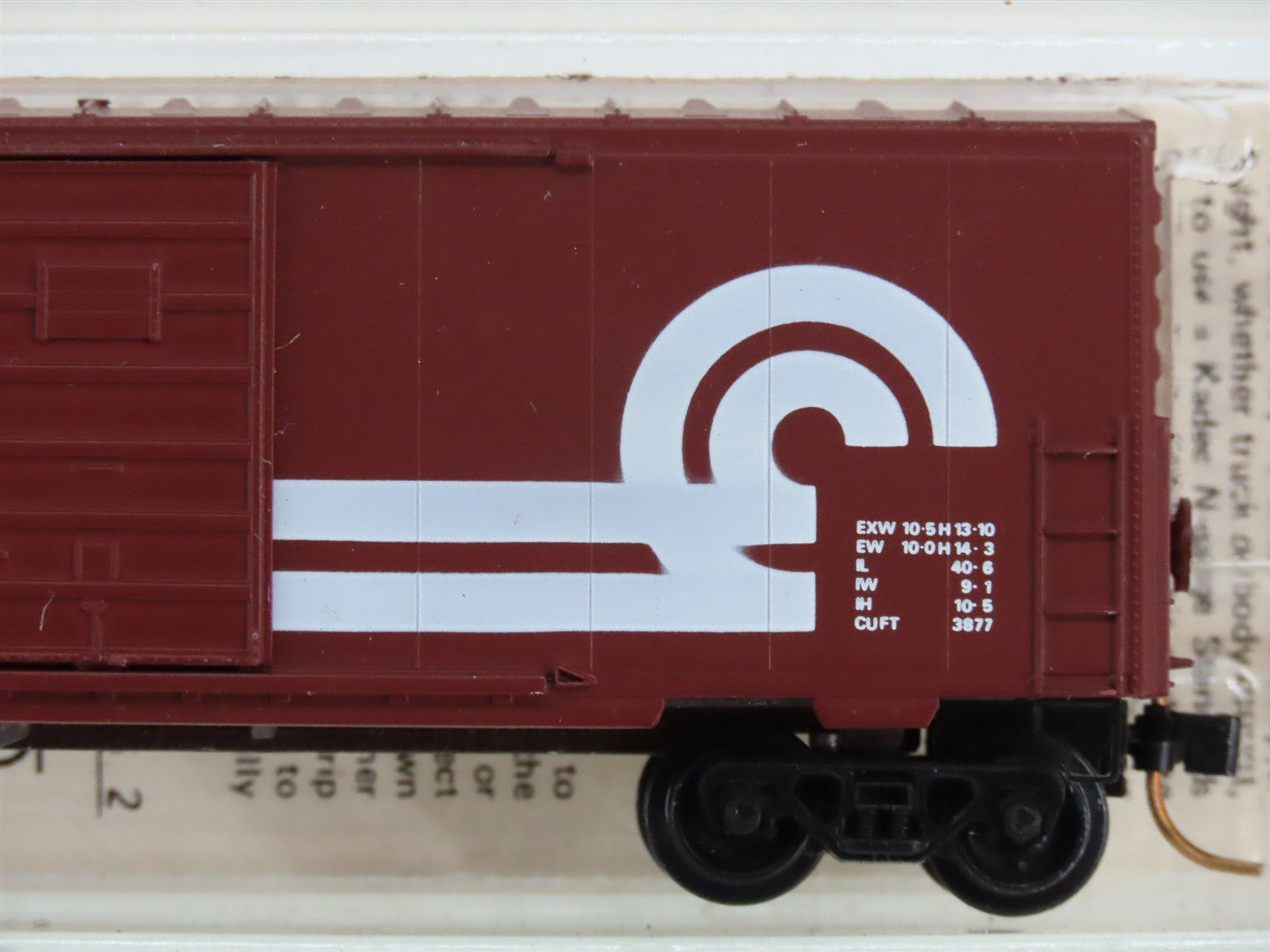 N Scale Micro-Trains CR Conrail 40' Box Car 269858 RTR