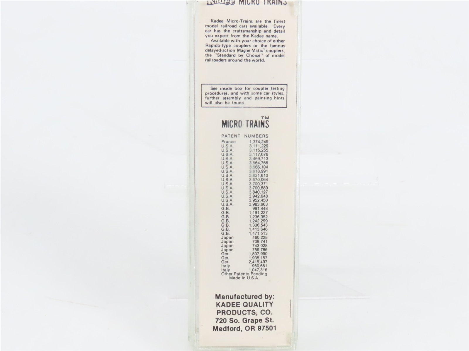 N Scale Micro-Trains CR Conrail 40' Box Car 269858 RTR