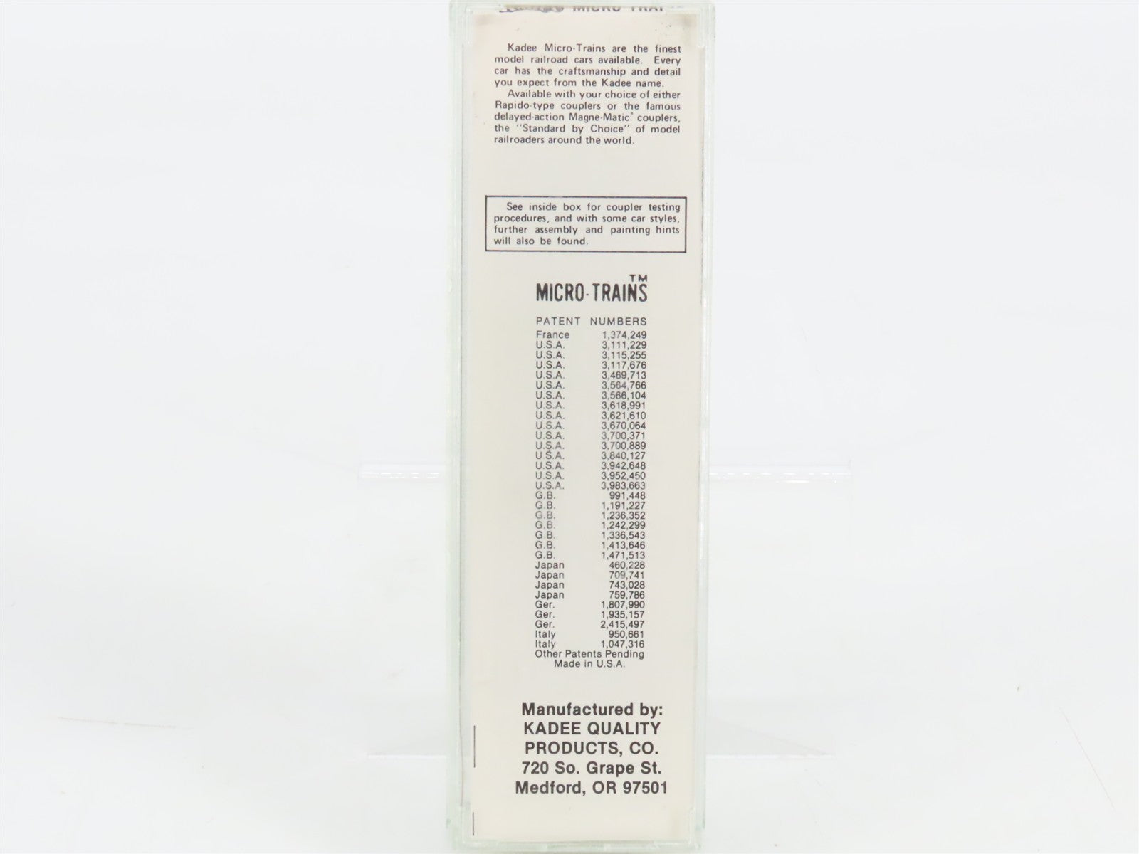 N Scale Micro-Trains PNR Pacific Northwest Region NMRA 40' Box Car 1983 RTR