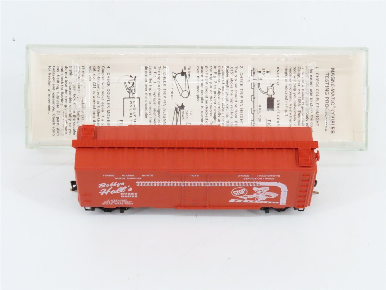 N Scale Kadee Micro-Trains MTL Special Run Bobbye Hall's Hobby House Box Car RTR
