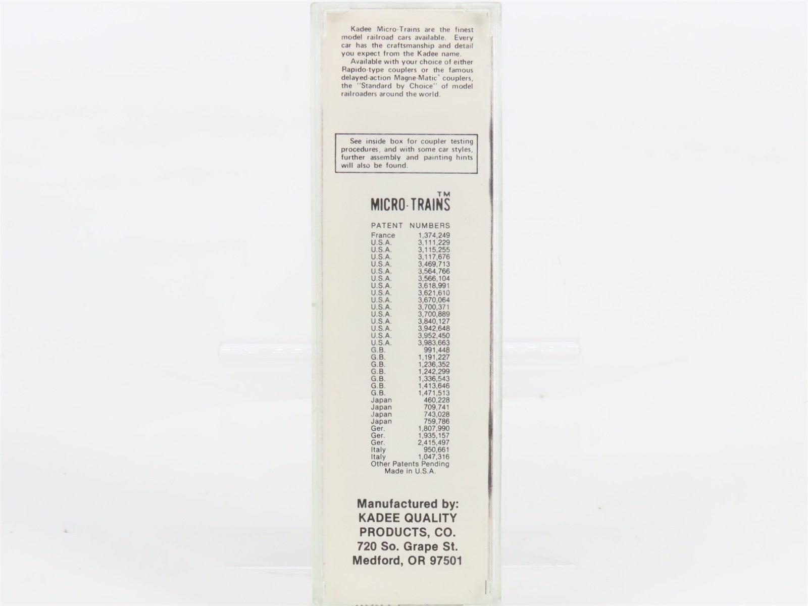 N Scale Kadee Micro-Trains MTL Special Run Bobbye Hall's Hobby House Box Car RTR