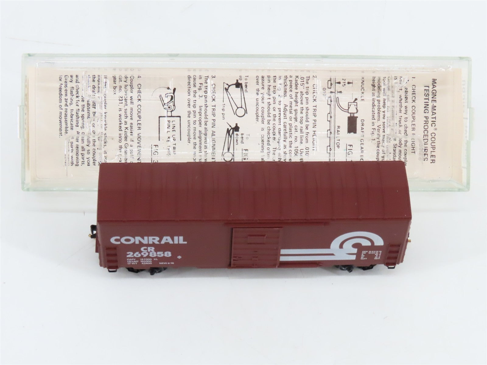 N Scale Kadee Micro-Trains MTL Special Run CR Conrail 40' Box Car 269858 RTR