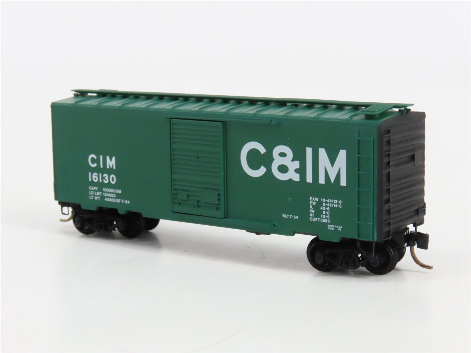N Scale Micro-Trains 20790 C&IM Chicago & Illinois Midland 40' Box Car 16130 RTR