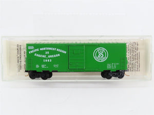 N Scale Micro-Trains PNR Pacific Northwest Region NMRA 40' Box Car 35 RTR