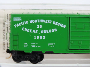 N Scale Micro-Trains PNR Pacific Northwest Region NMRA 40' Box Car 35 RTR