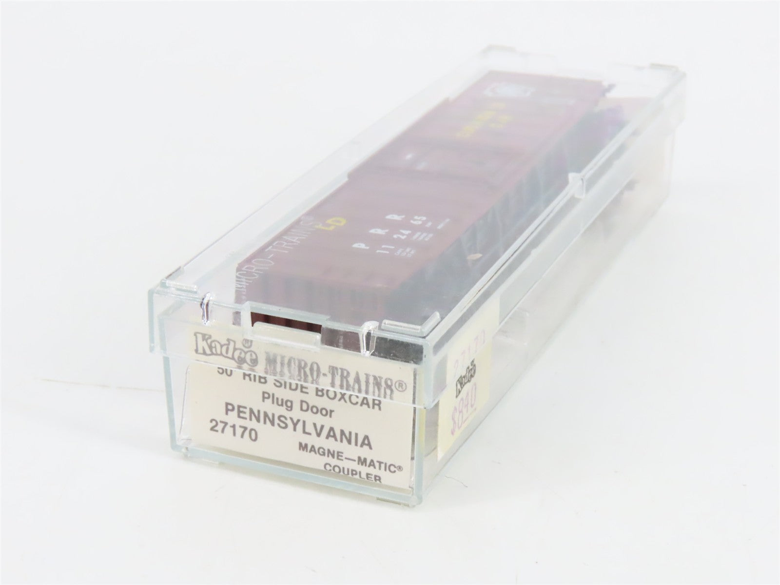 N Scale Micro-Trains 27170 PRR Pennsylvania 50' Rib Side Plug Door Boxcar 112465