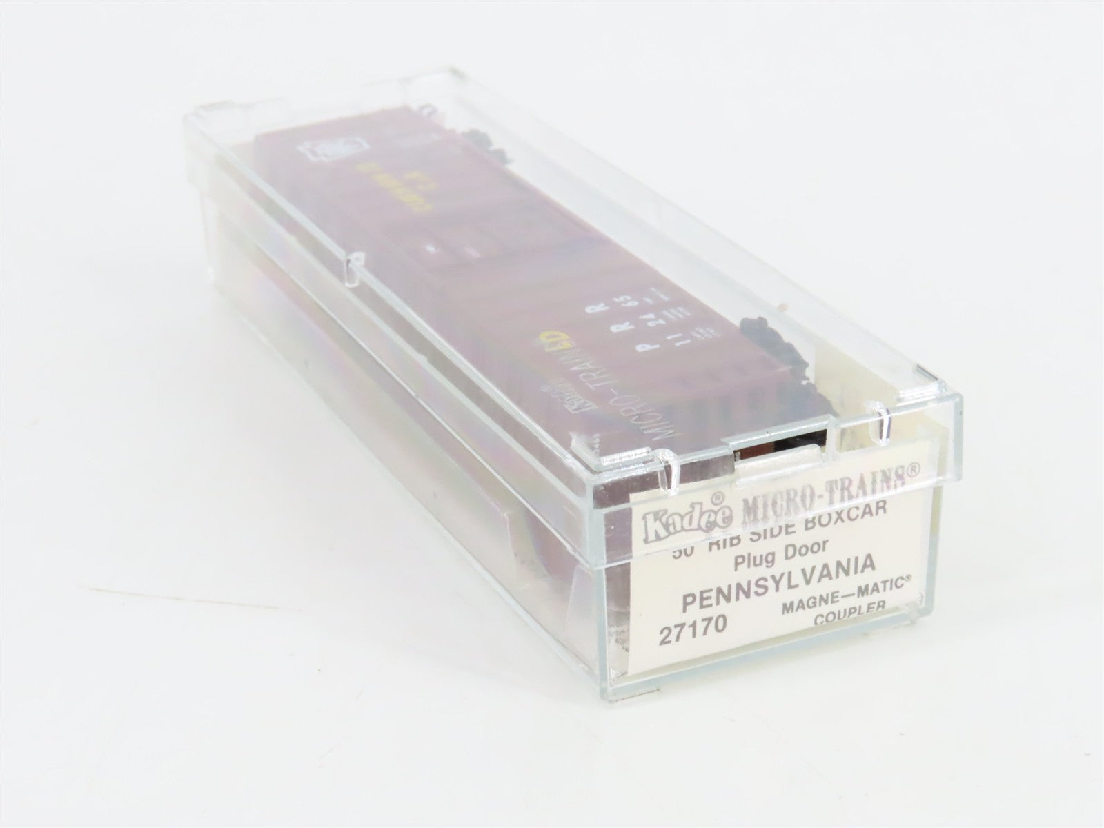 N Scale Micro-Trains 27170 PRR Pennsylvania 50' Rib Side Plug Door Boxcar 112465
