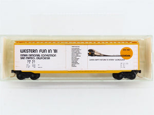 N Scale Micro-Trains NMRA / NTRAK 50' Box Car 1981 RTR