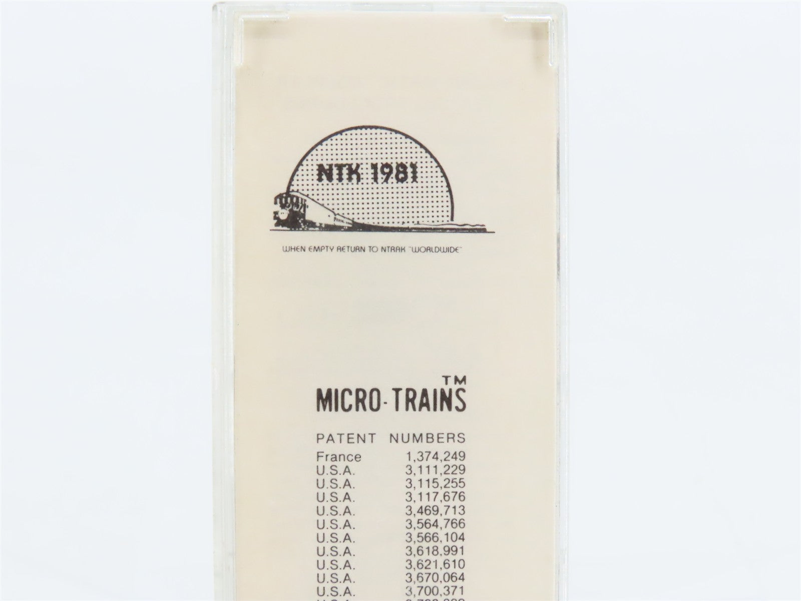 N Scale Micro-Trains NMRA / NTRAK 50' Box Car 1981 RTR