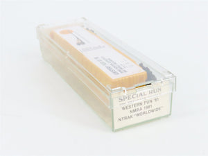N Scale Micro-Trains NMRA / NTRAK 50' Box Car 1981 RTR