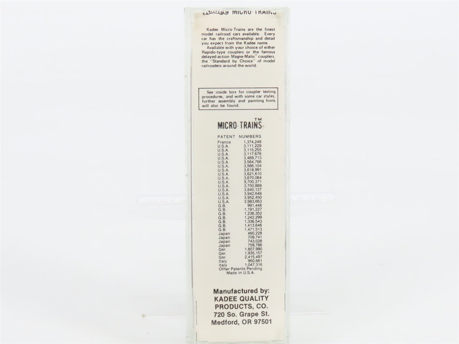 N Scale Kadee Micro-Trains MTL Special Run EL Erie Lackawanna 40' Box Car 70034