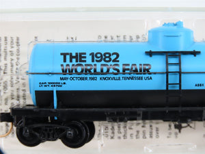 N Kadee Micro-Trains MTL AK-SAR-BEN ASBX 1982 World's Fair Single Dome Tank Car