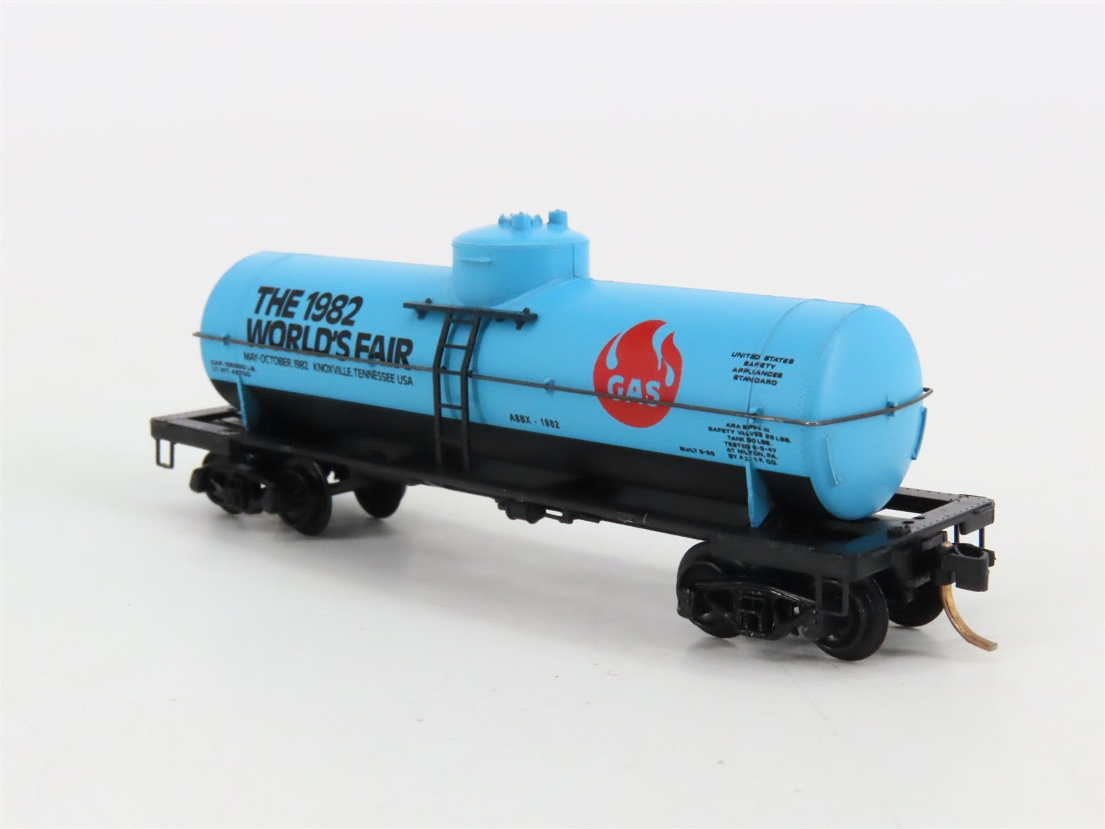 N Kadee Micro-Trains MTL AK-SAR-BEN ASBX 1982 World's Fair Single Dome Tank Car