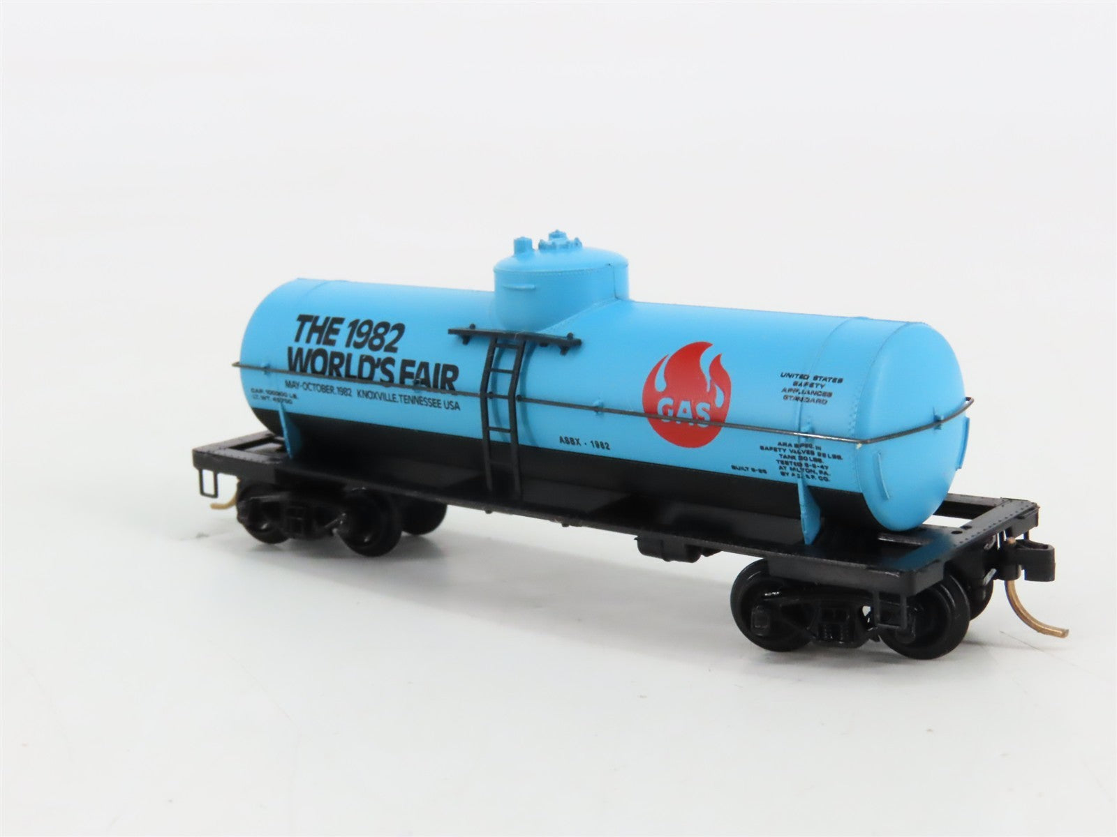N Kadee Micro-Trains MTL AK-SAR-BEN ASBX 1982 World's Fair Single Dome Tank Car