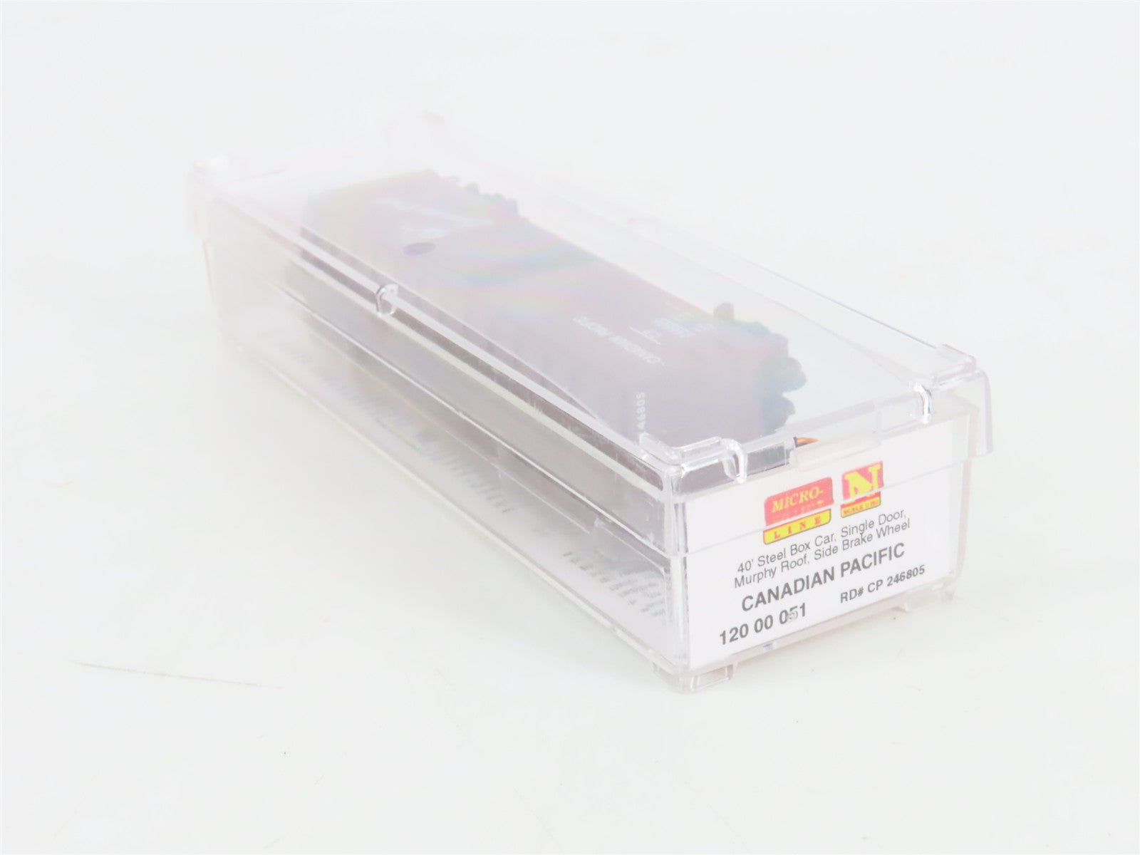 N Scale Micro-Trains 12000051 CP Canadian Pacific 40' Box Car 246805 RTR