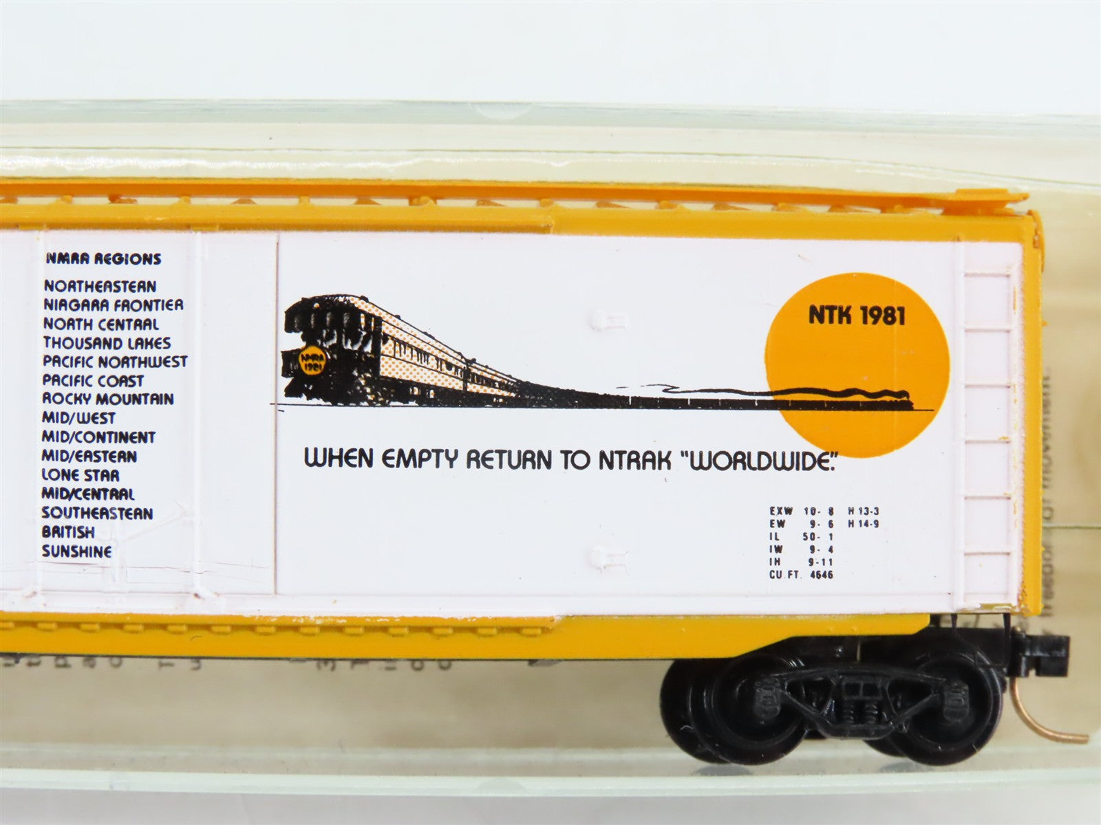 N Scale Micro-Trains NMRA National Convention 50' Box Car 1981 RTR