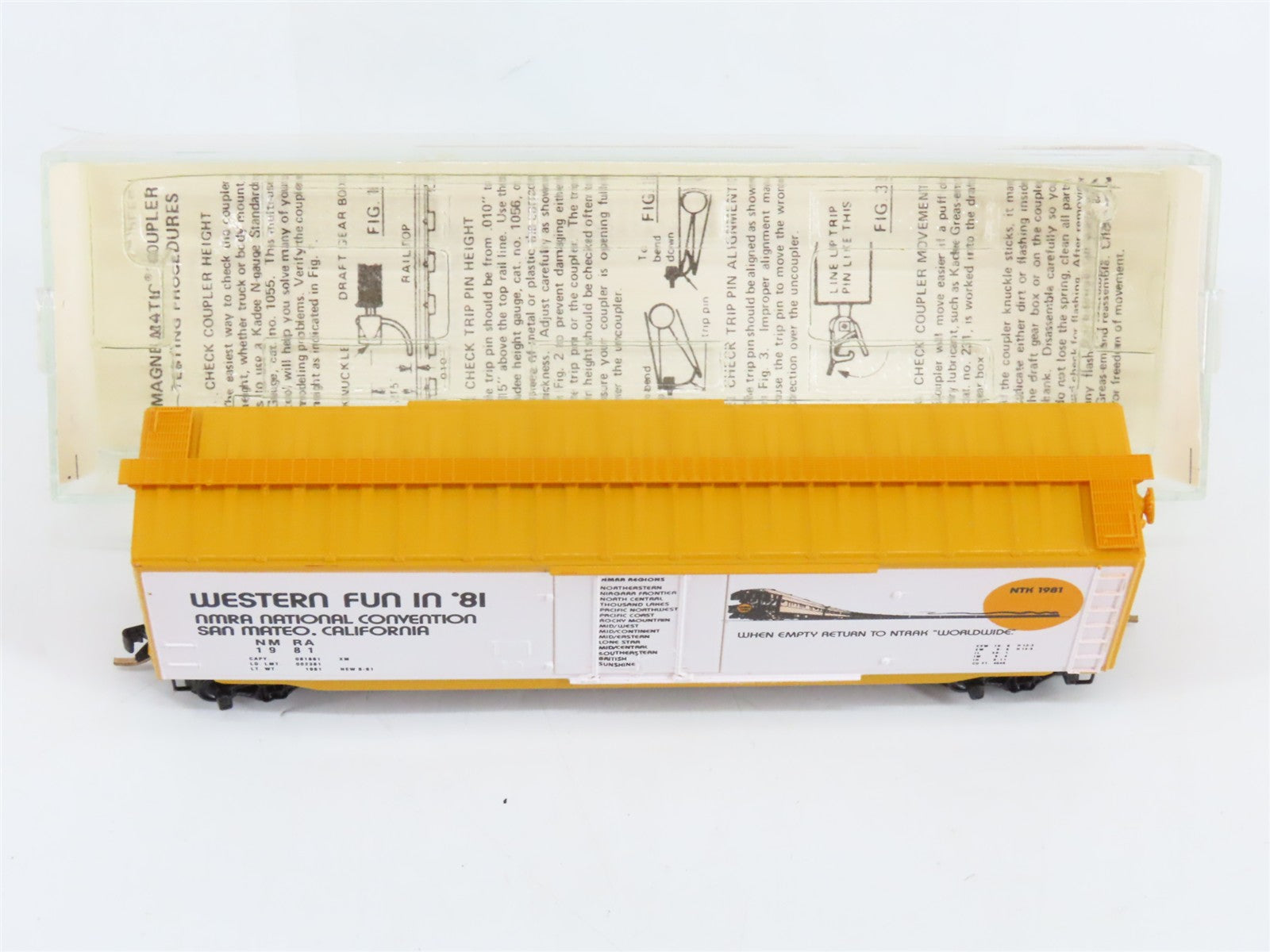 N Scale Micro-Trains NMRA National Convention 50' Box Car 1981 RTR