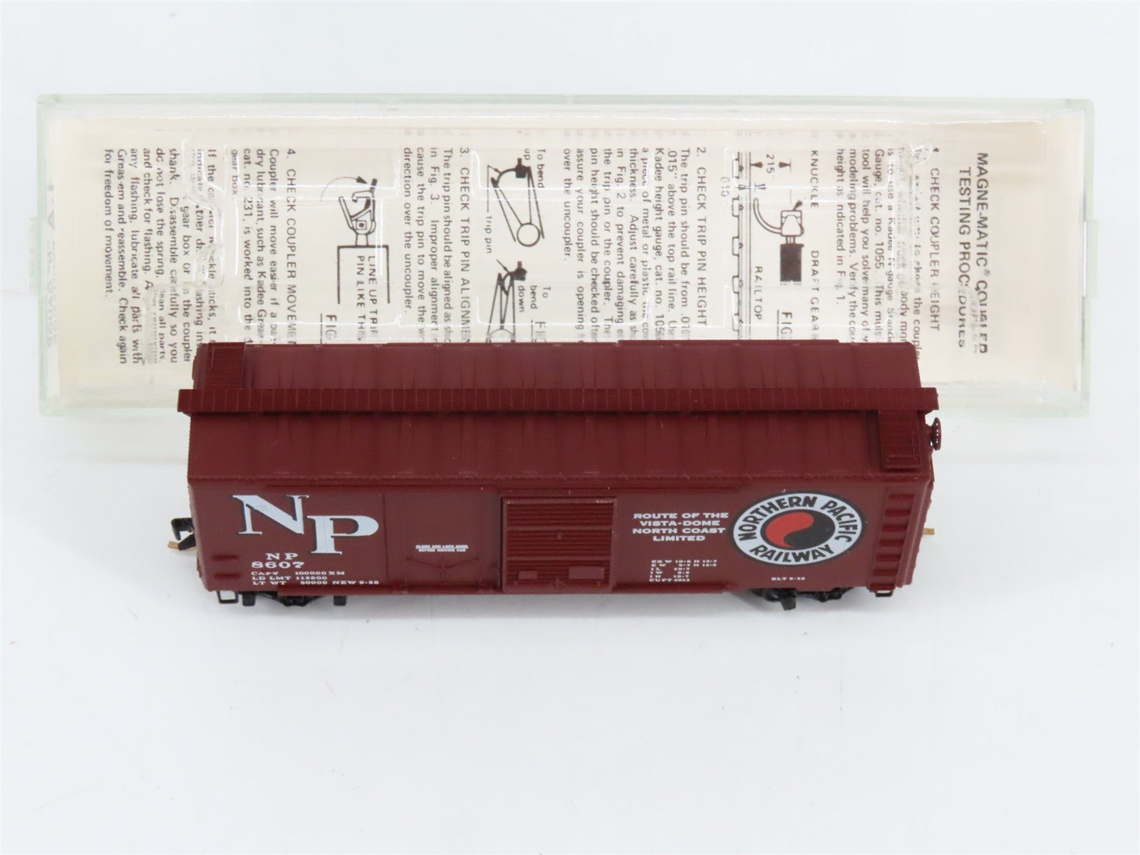 N Kadee Micro-Trains MTL Special Run 1-A NP Northern Pacific 40' Box Car #8607