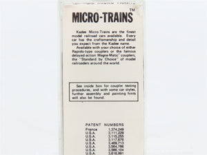 N Scale Micro-Trains 1-A NP Northern Pacific 40' Box Car 8607 RTR