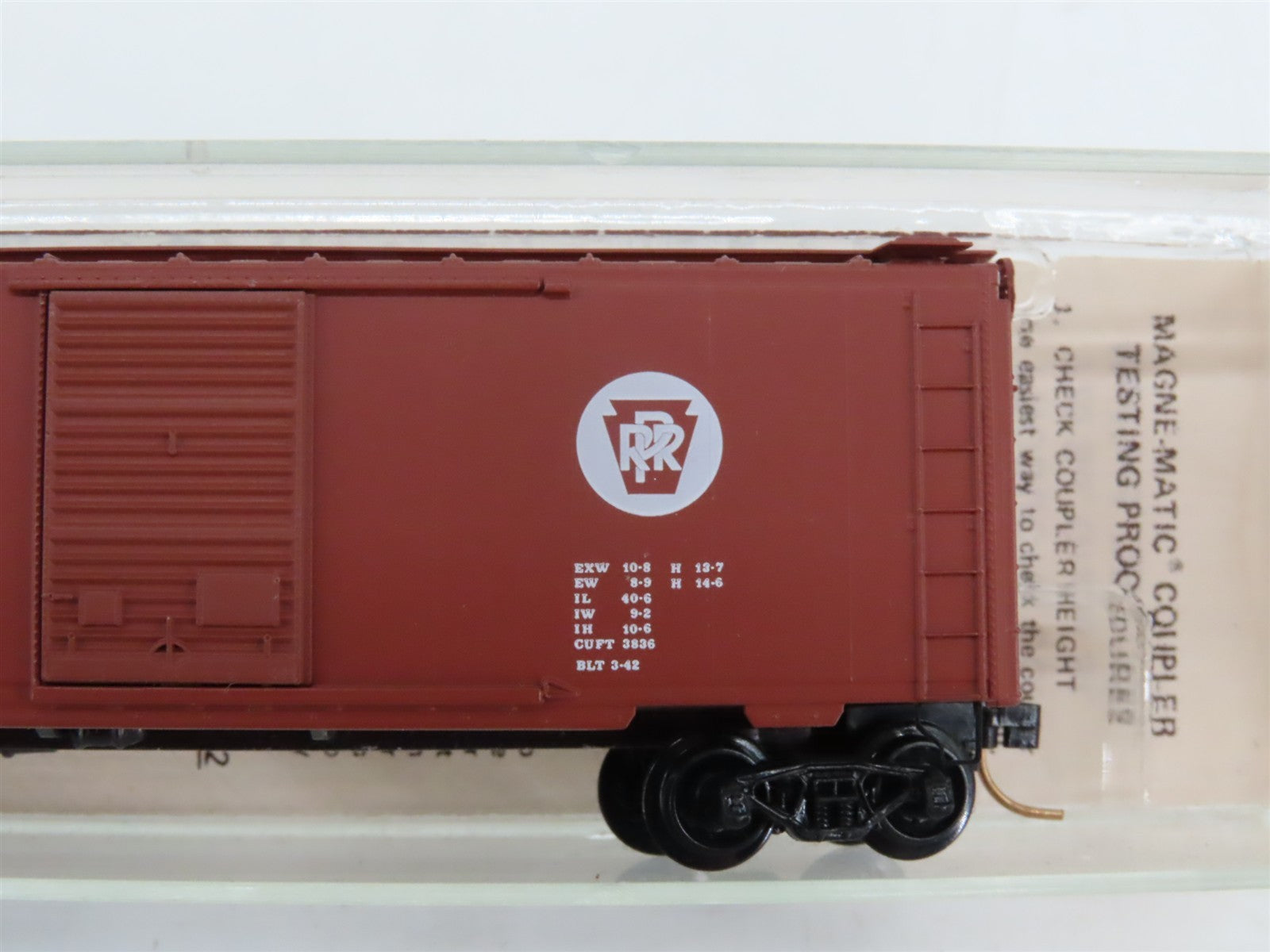 N Scale Kadee Micro-Trains MTL Special Run PRR Pennsylvania 40' Box Car #220156
