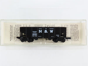 N Scale Micro-Trains N&W Norfolk & Western 2-Bay Hopper 38993 RTR