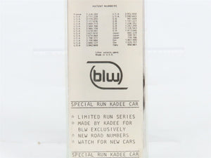 N Scale BLW/Kadee Special Run BLW-42 IC Illinois Central 40' Box Car #22095