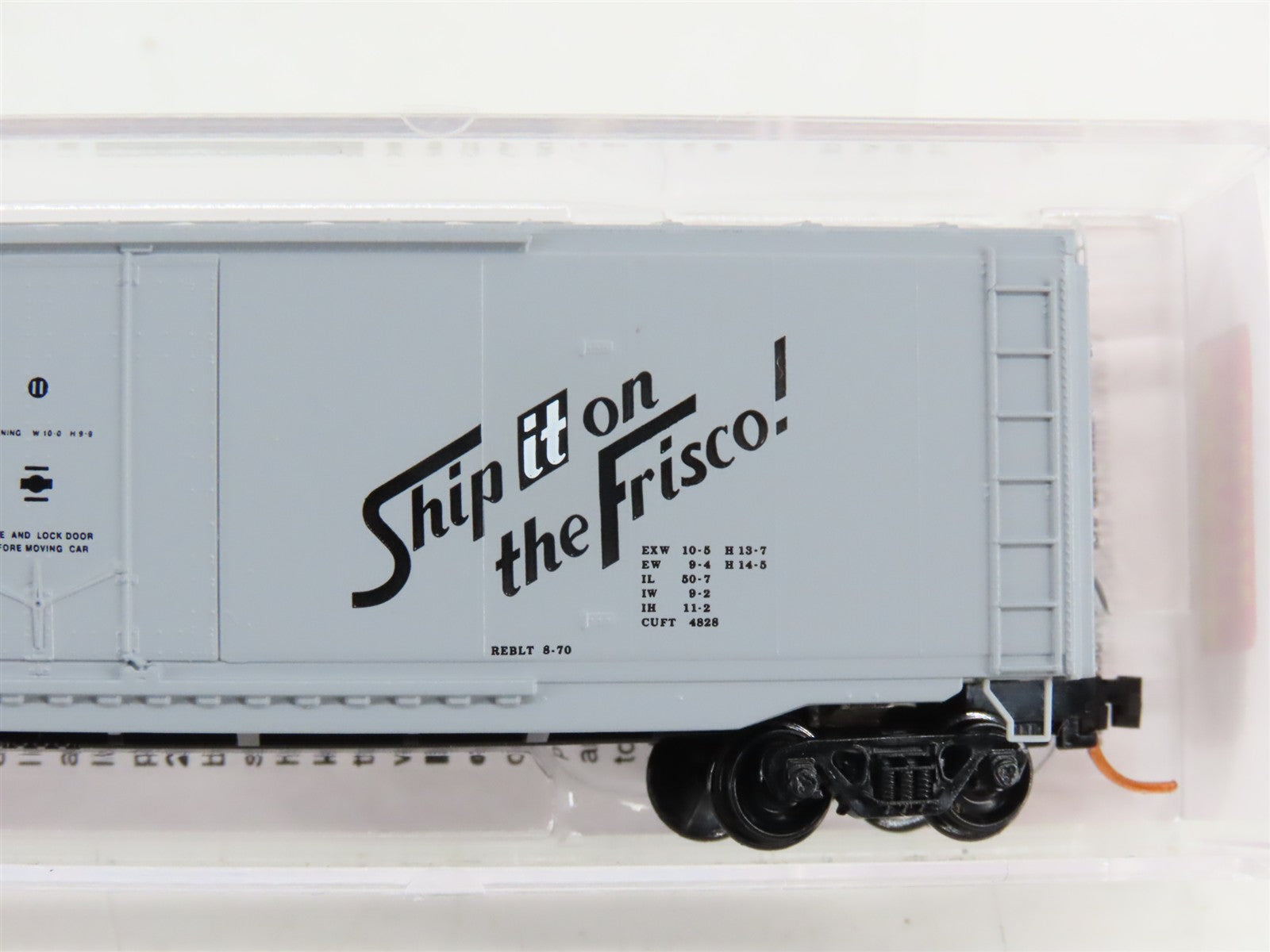 N Scale Micro-Trains MTL 03800530 SL-SF Frisco 50' Plug Door Box Car #13043