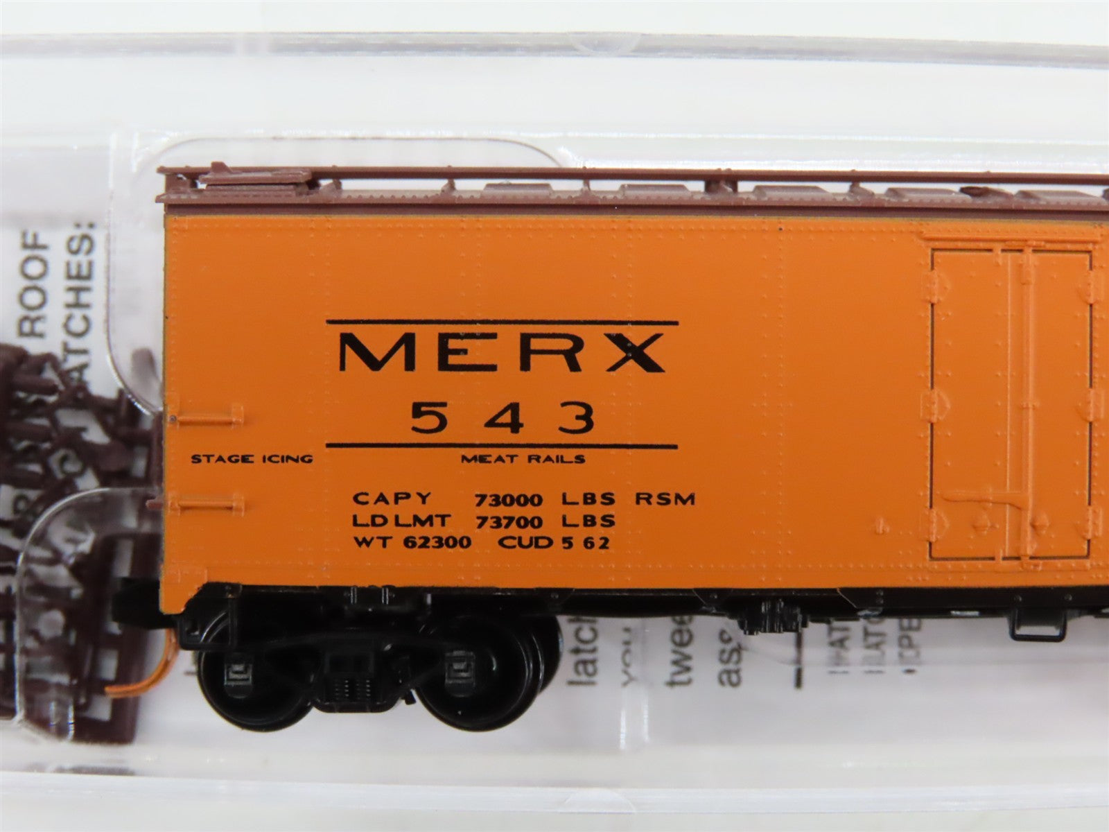N Scale Micro-Trains 05900162 MERX National Packing Co 40' Steel Ice Reefer 543