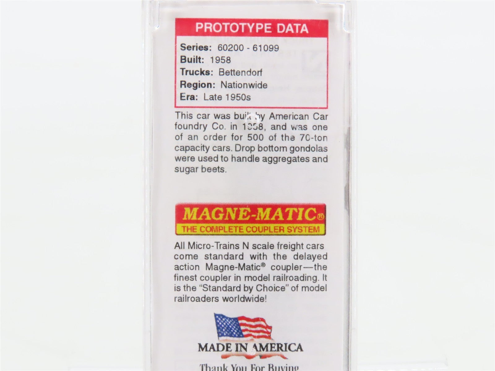 N Scale Micro-Trains MTL 08300100 UP Union Pacific 40' Gondola #60345