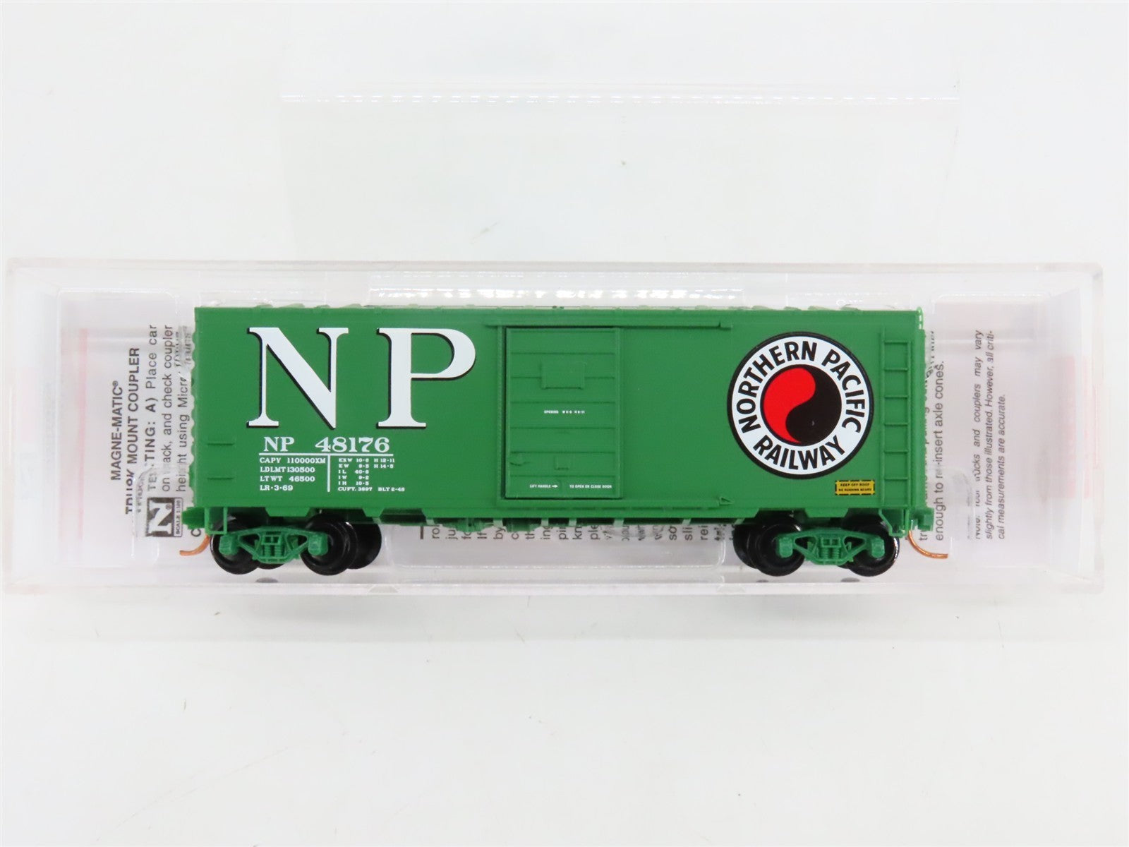 N Micro-Trains MTL 07300111 NP Northern Pacific 40' Single Door Box Car #48176