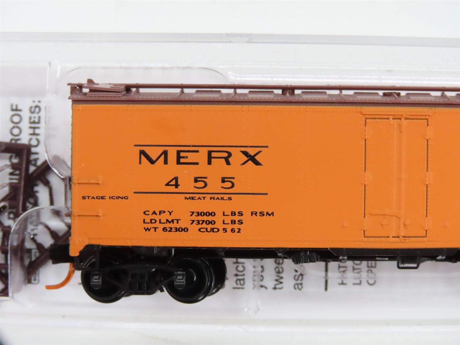 N Scale Micro-Trains 05900161 MERX National Packing Co. 40' Steel Ice Reefer 455