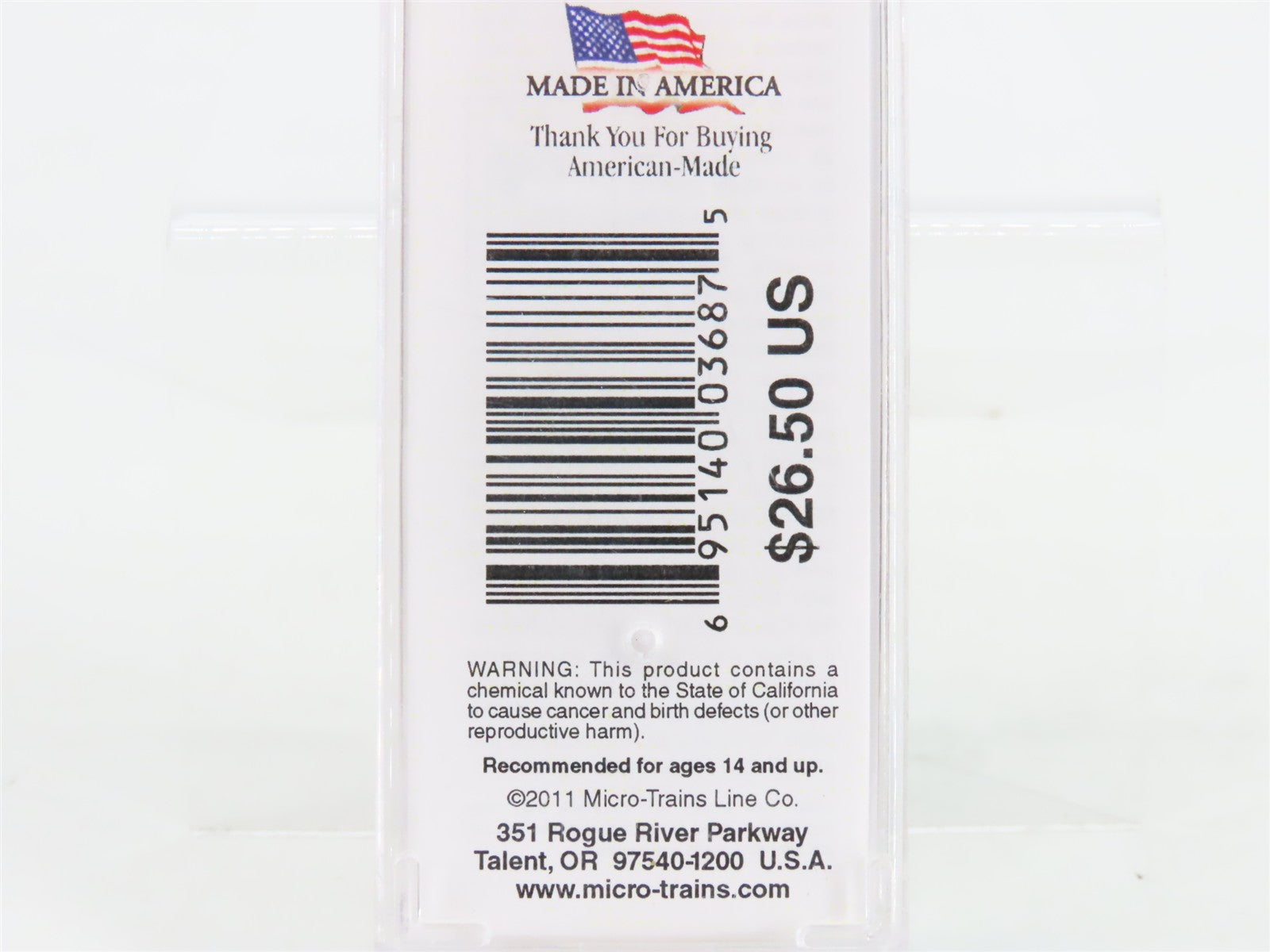 N Scale Micro-Trains 05900161 MERX National Packing Co. 40' Steel Ice Reefer 455