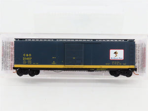 N Scale Micro-Trains 03100075 C&O Chesapeake & Ohio 50' Box Car 21457 RTR