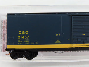 N Scale Micro-Trains 03100075 C&O Chesapeake & Ohio 50' Box Car 21457 RTR