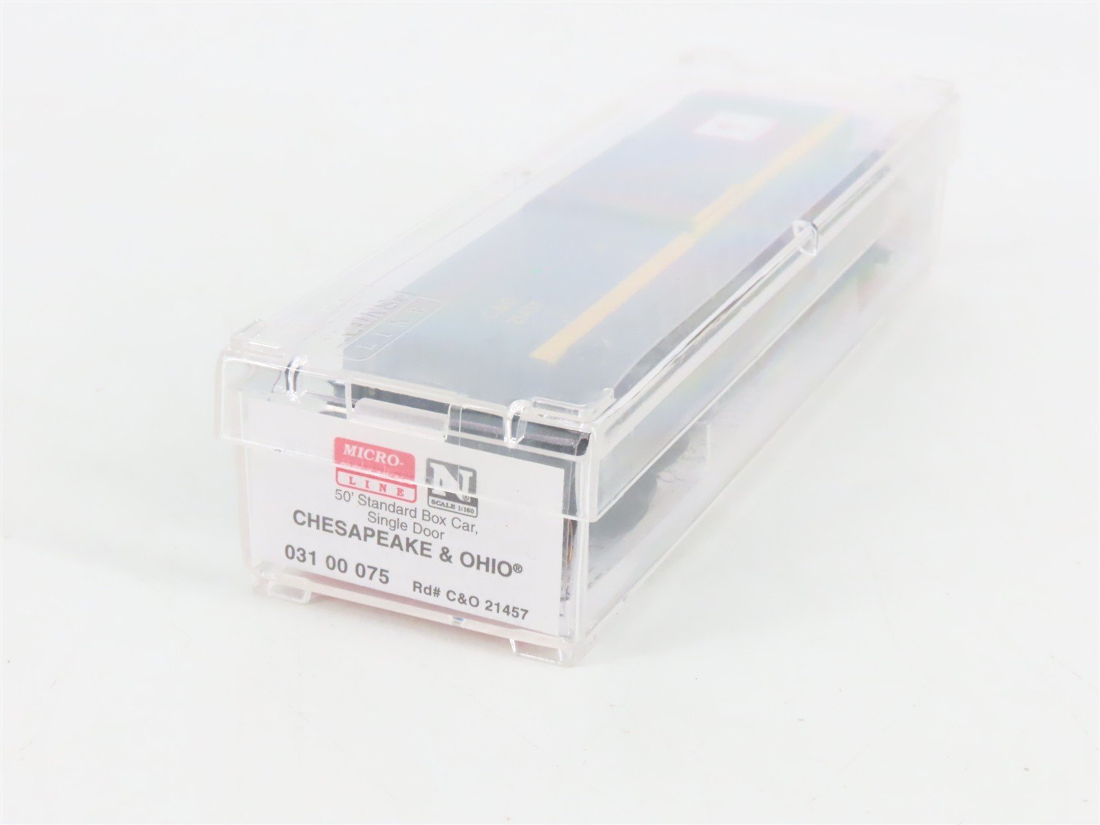 N Scale Micro-Trains 03100075 C&O Chesapeake & Ohio 50' Box Car 21457 RTR