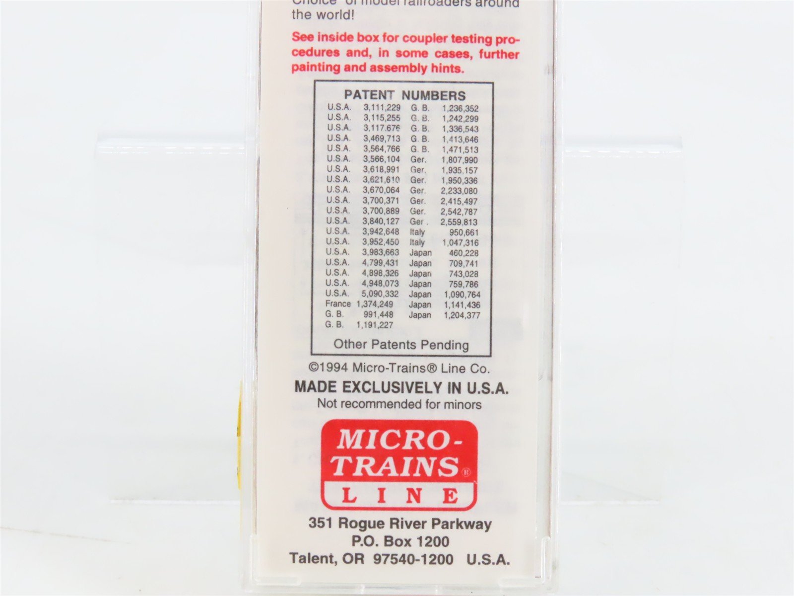 N Scale Micro-Trains 51050 NP Northern Pacific 34' Wood Sheathed Caboose RTR