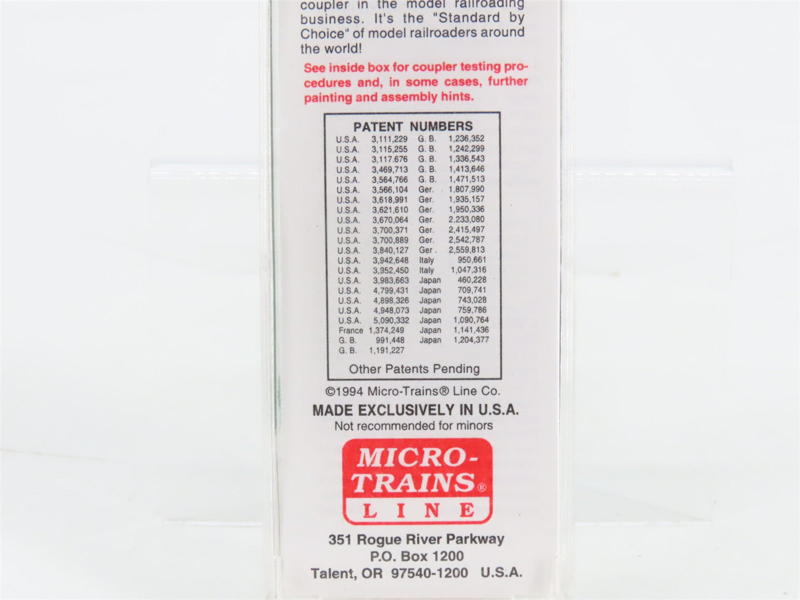 N Scale Micro-Trains 20160 PC Penn Central 40' Box Car 103601 RTR
