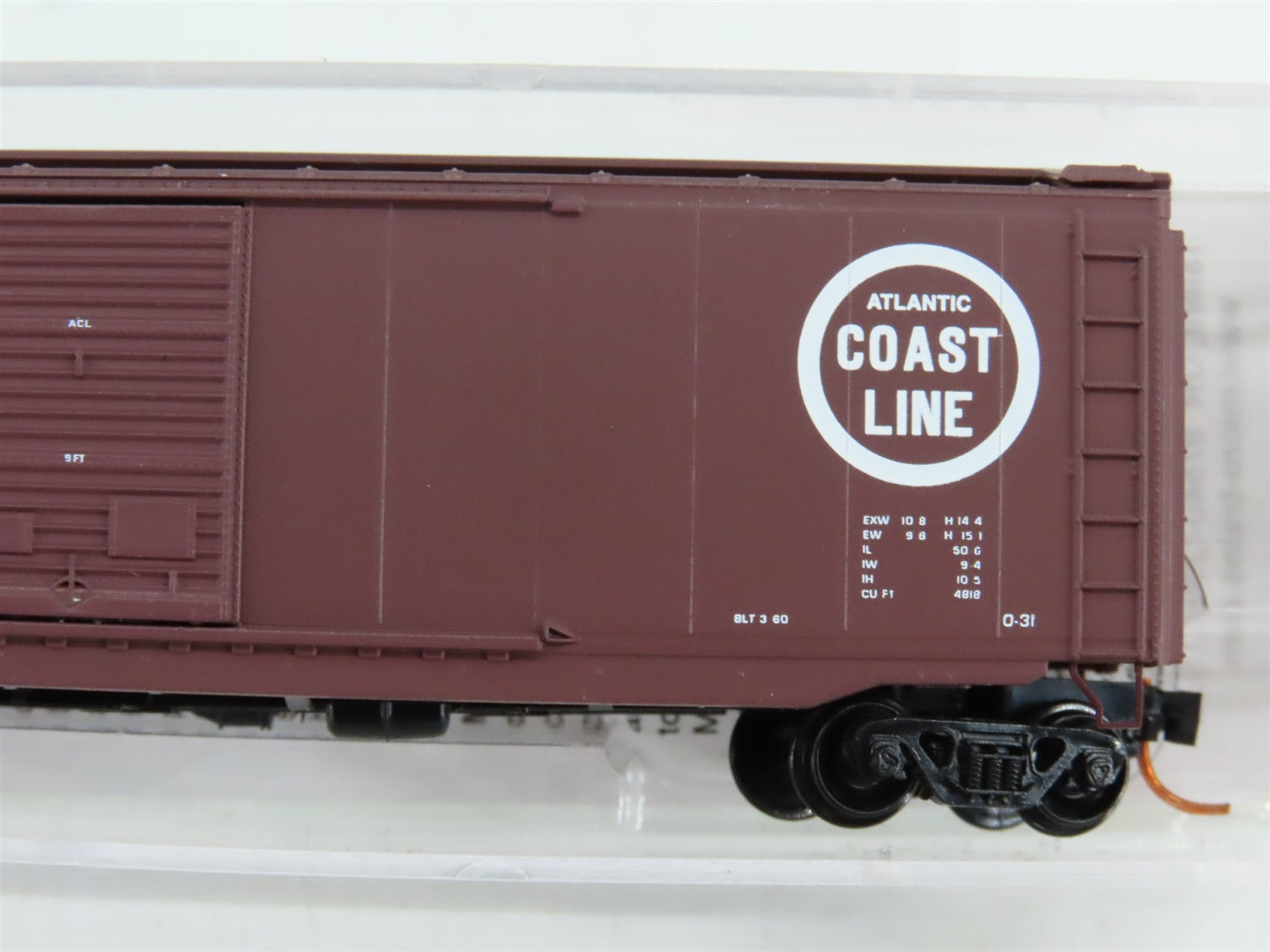 N Scale Micro-Trains 03100140 ACL Atlantic Coast Line 50' Box Car 31111 RTR