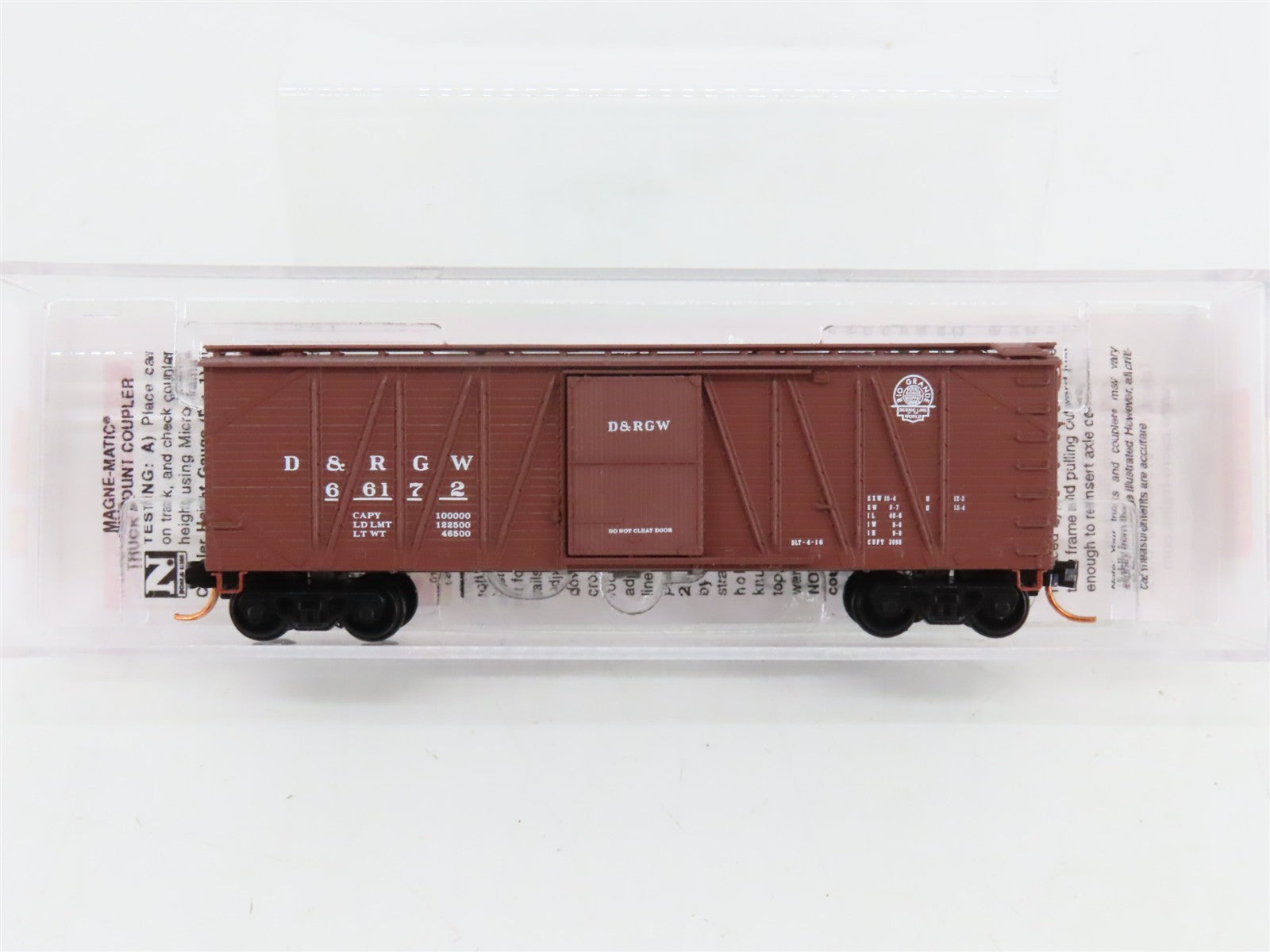 N Micro-Trains MTL 02800200 D&RGW Rio Grande 