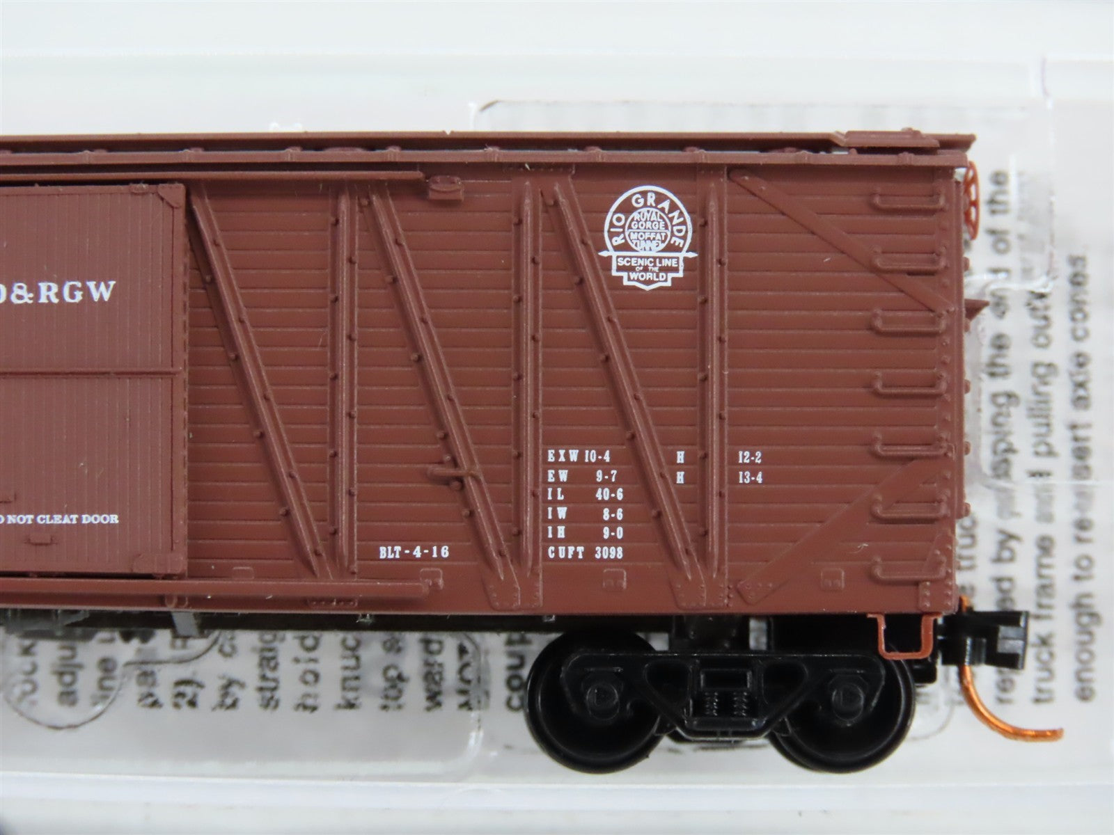 N Micro-Trains MTL 02800200 D&RGW Rio Grande 