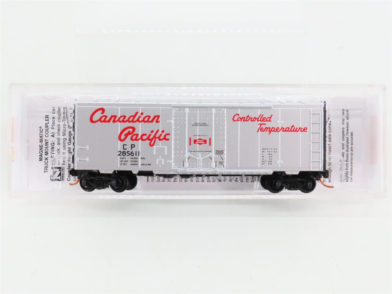 N Scale Micro-Trains MTL 07400040 CP Canadian Pacific 40' Box Car #285611