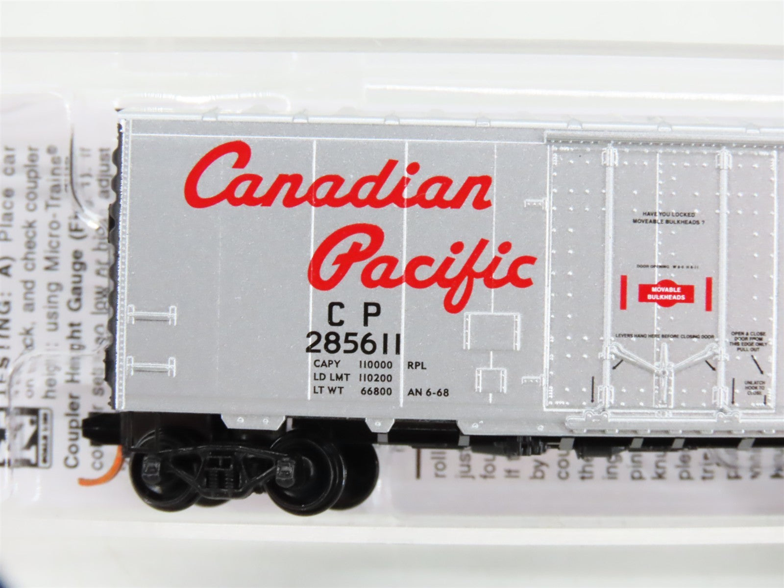 N Scale Micro-Trains MTL 07400040 CP Canadian Pacific 40' Box Car #285611