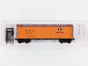 N Scale Micro-Trains MTL 05900546 NRC Illinois Central 40' Steel Reefer #16751