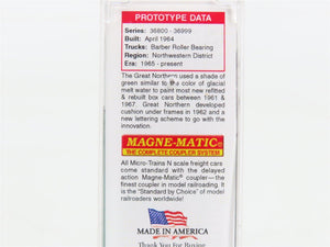 N Scale Micro-Trains 03200340 GN Great Northern 50' Box Car 36866 RTR