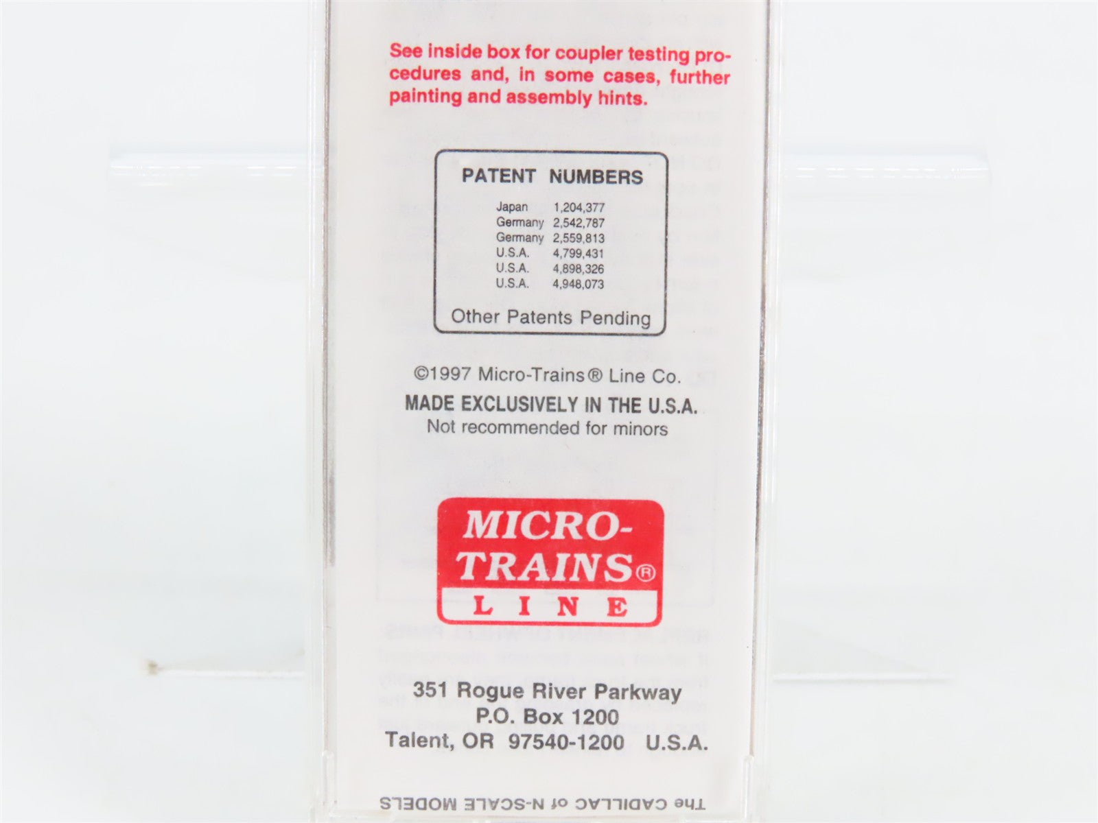 N Scale Micro-Trains 22040 Northern Pacific 40' Plug & Sliding Door Box Car RTR