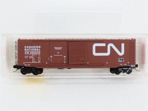 N Scale Micro-Trains MTL 76010 Canadian National 50' Box Car 550235 RTR