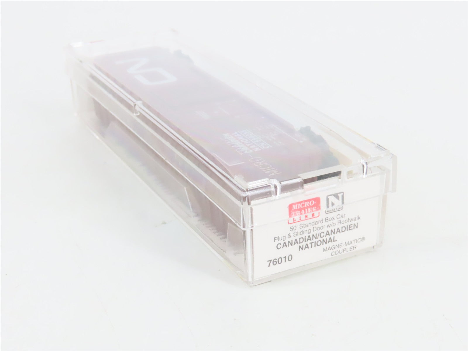 N Scale Micro-Trains MTL 76010 Canadian National 50' Box Car 550235 RTR